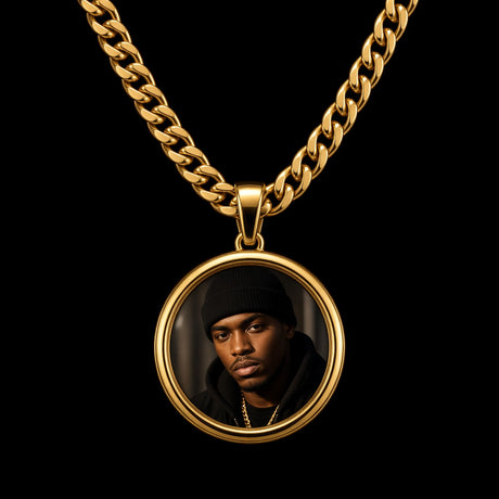 Cuban Chain Photo Pendant