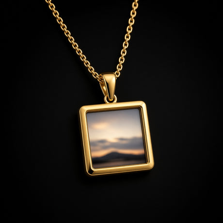 Square Memory Pendant